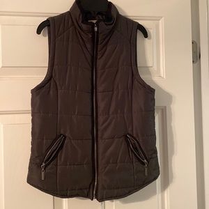 Grey Puffer Vest